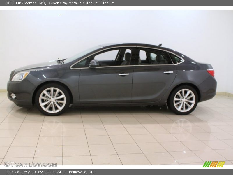 Cyber Gray Metallic / Medium Titanium 2013 Buick Verano FWD