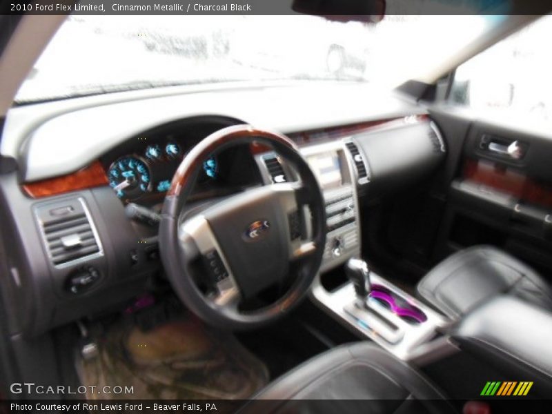 Cinnamon Metallic / Charcoal Black 2010 Ford Flex Limited