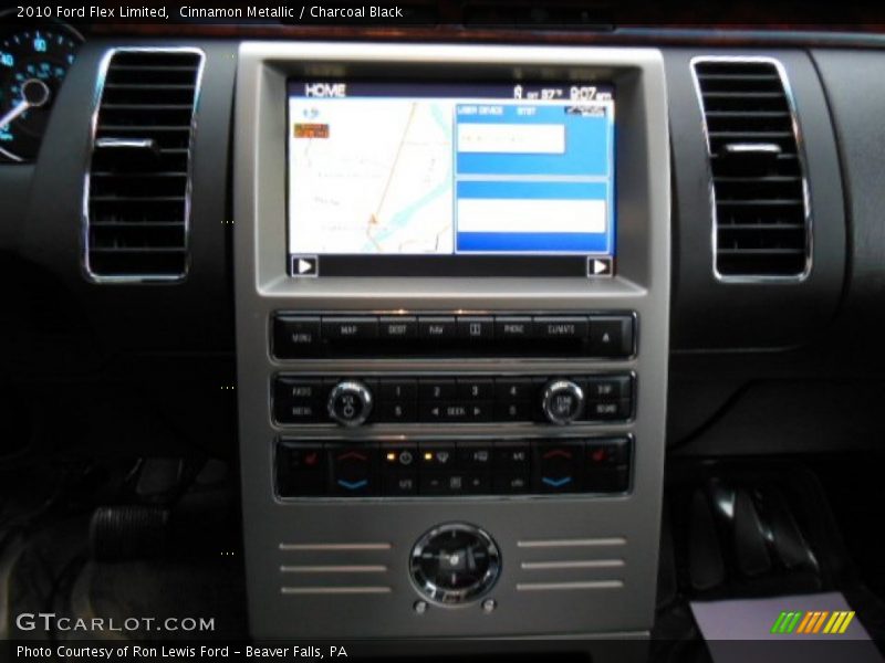 Cinnamon Metallic / Charcoal Black 2010 Ford Flex Limited