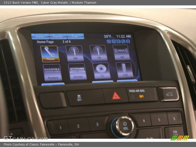 Cyber Gray Metallic / Medium Titanium 2013 Buick Verano FWD