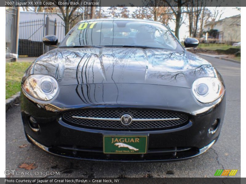 Ebony Black / Charcoal 2007 Jaguar XK XK8 Coupe