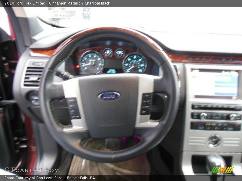 Cinnamon Metallic / Charcoal Black 2010 Ford Flex Limited