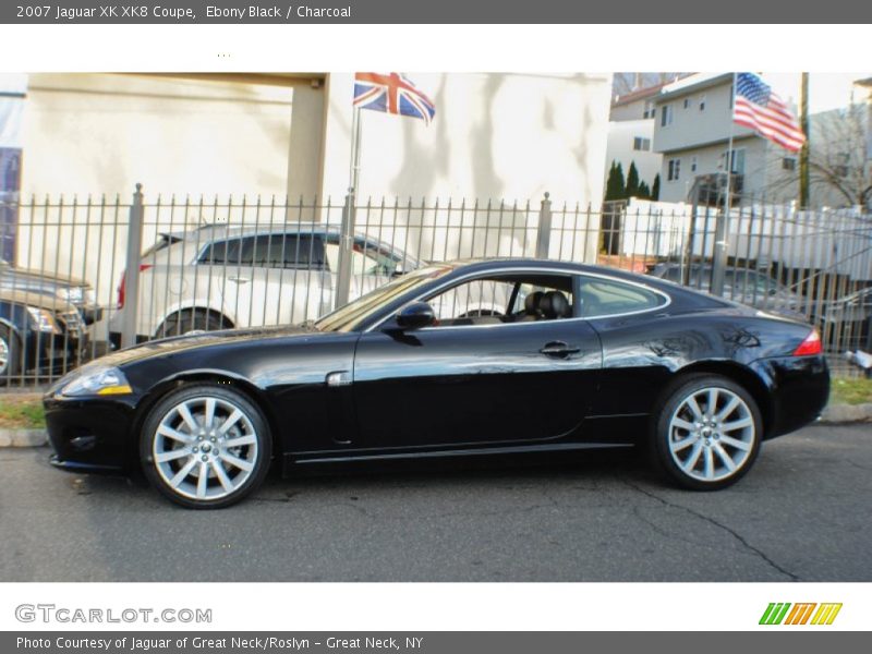 Ebony Black / Charcoal 2007 Jaguar XK XK8 Coupe