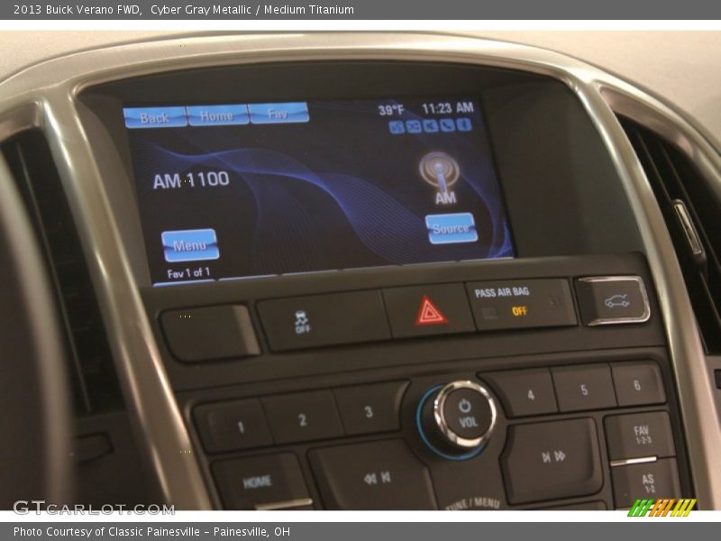 Cyber Gray Metallic / Medium Titanium 2013 Buick Verano FWD