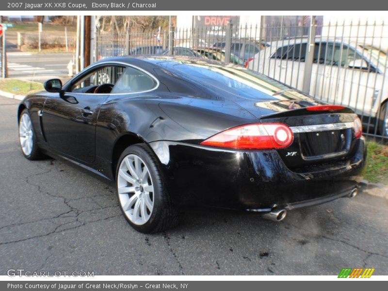 Ebony Black / Charcoal 2007 Jaguar XK XK8 Coupe
