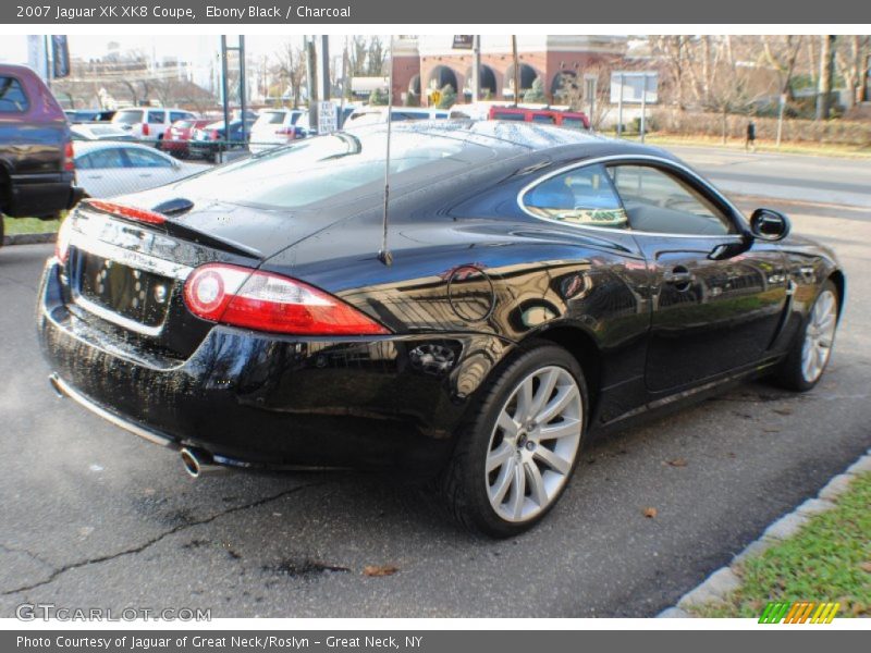 Ebony Black / Charcoal 2007 Jaguar XK XK8 Coupe
