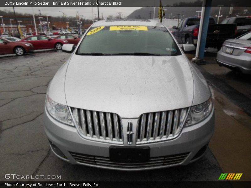 Brilliant Silver Metallic / Charcoal Black 2009 Lincoln MKS Sedan