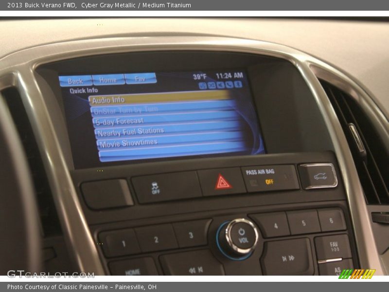 Cyber Gray Metallic / Medium Titanium 2013 Buick Verano FWD