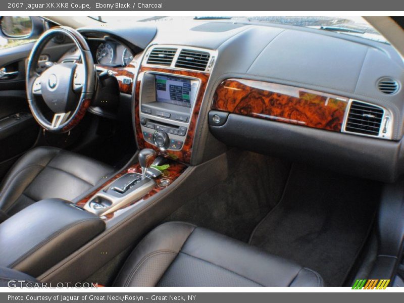 Ebony Black / Charcoal 2007 Jaguar XK XK8 Coupe