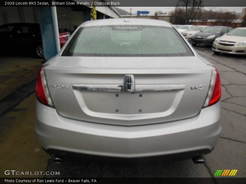 Brilliant Silver Metallic / Charcoal Black 2009 Lincoln MKS Sedan