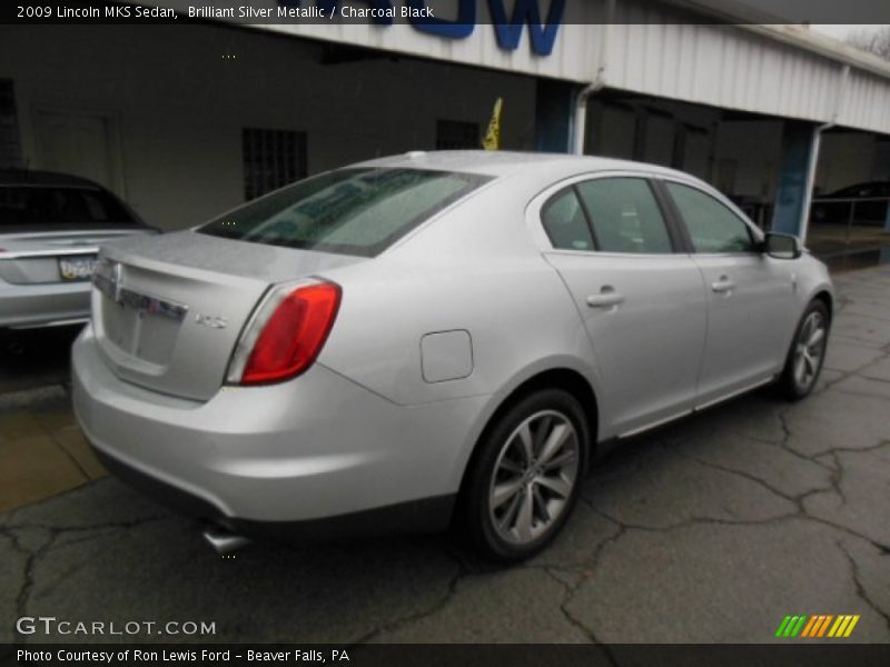 Brilliant Silver Metallic / Charcoal Black 2009 Lincoln MKS Sedan