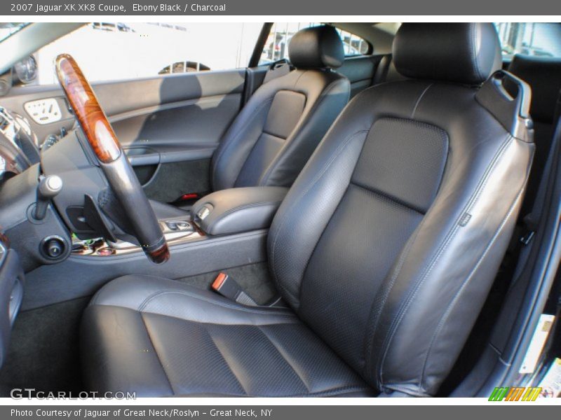 Ebony Black / Charcoal 2007 Jaguar XK XK8 Coupe