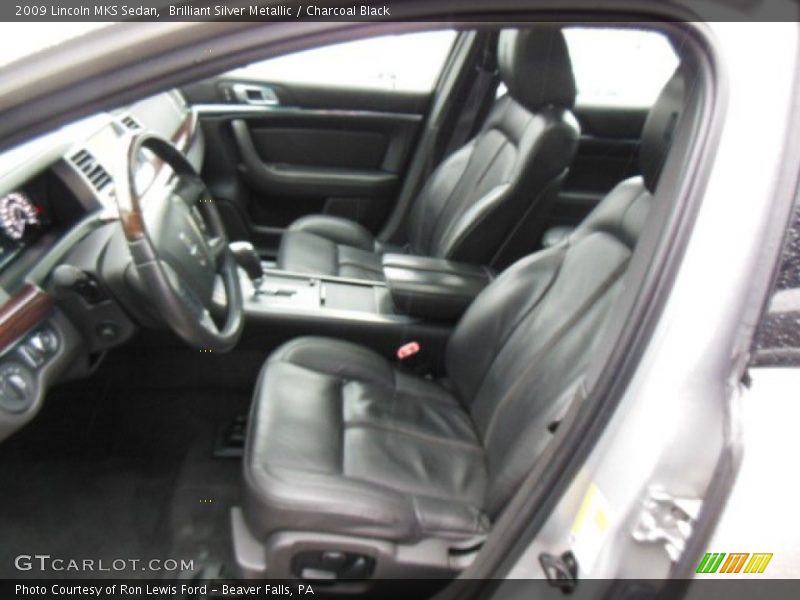 Brilliant Silver Metallic / Charcoal Black 2009 Lincoln MKS Sedan