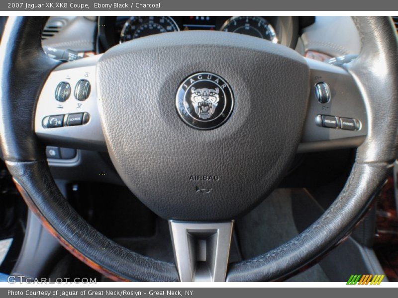 Ebony Black / Charcoal 2007 Jaguar XK XK8 Coupe