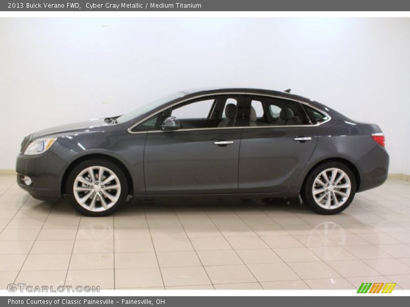 Cyber Gray Metallic / Medium Titanium 2013 Buick Verano FWD