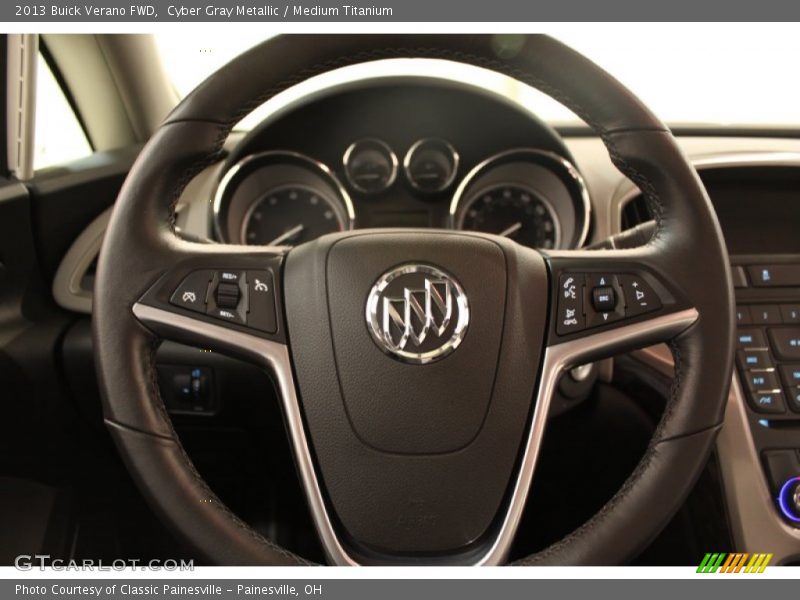 Cyber Gray Metallic / Medium Titanium 2013 Buick Verano FWD