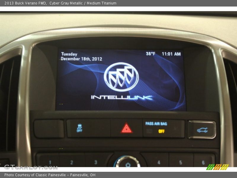 Cyber Gray Metallic / Medium Titanium 2013 Buick Verano FWD