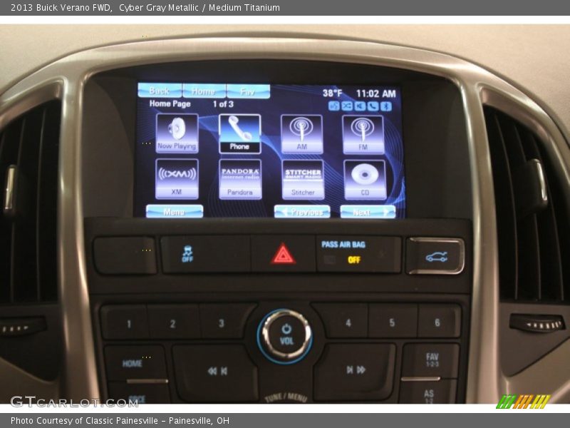 Cyber Gray Metallic / Medium Titanium 2013 Buick Verano FWD