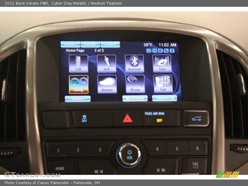 Cyber Gray Metallic / Medium Titanium 2013 Buick Verano FWD