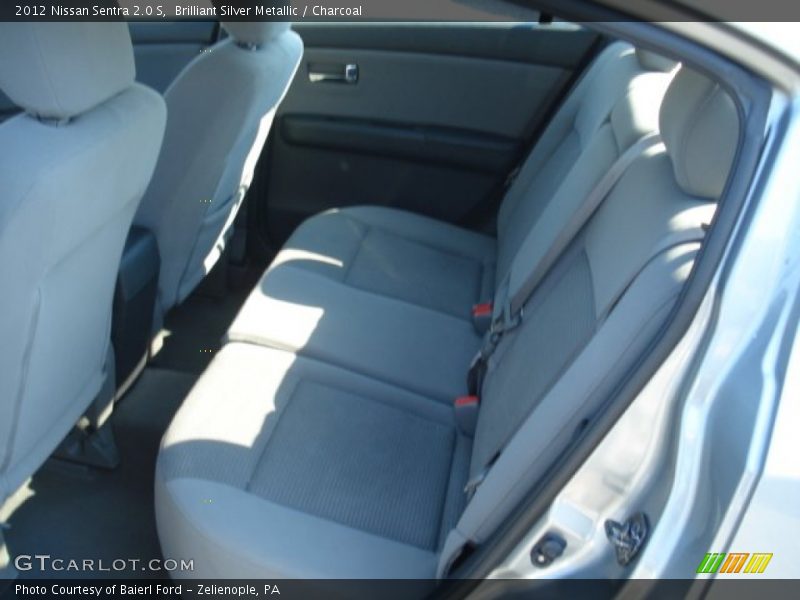 Brilliant Silver Metallic / Charcoal 2012 Nissan Sentra 2.0 S