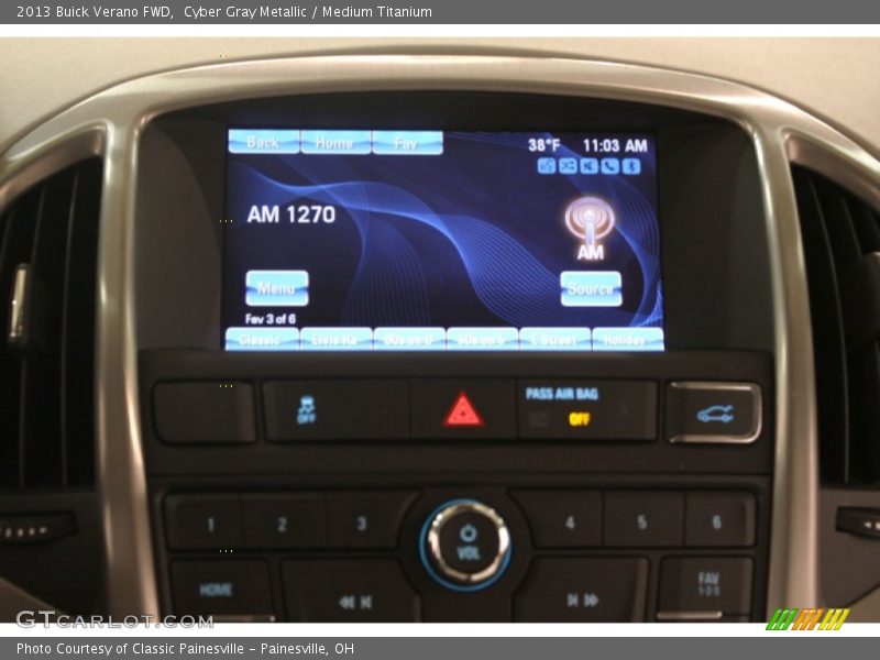 Cyber Gray Metallic / Medium Titanium 2013 Buick Verano FWD