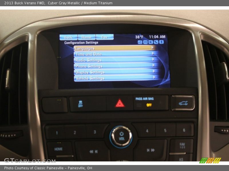 Cyber Gray Metallic / Medium Titanium 2013 Buick Verano FWD