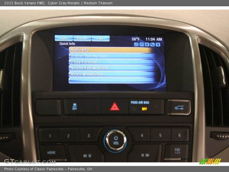 Cyber Gray Metallic / Medium Titanium 2013 Buick Verano FWD