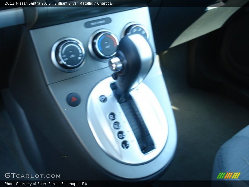 Brilliant Silver Metallic / Charcoal 2012 Nissan Sentra 2.0 S