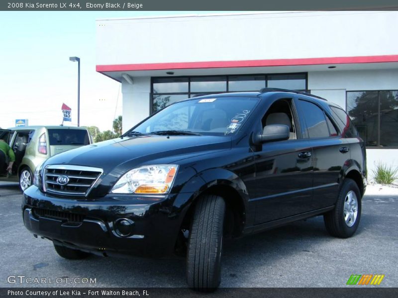 Ebony Black / Beige 2008 Kia Sorento LX 4x4