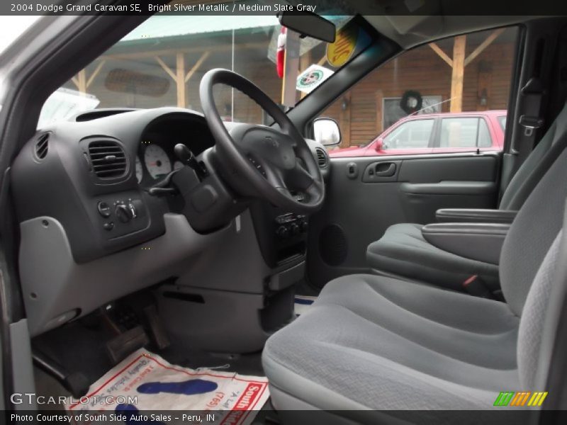 Bright Silver Metallic / Medium Slate Gray 2004 Dodge Grand Caravan SE