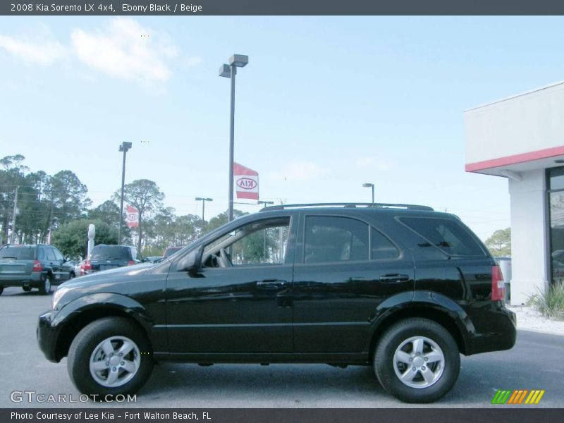 Ebony Black / Beige 2008 Kia Sorento LX 4x4