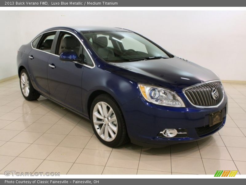 Luxo Blue Metallic / Medium Titanium 2013 Buick Verano FWD