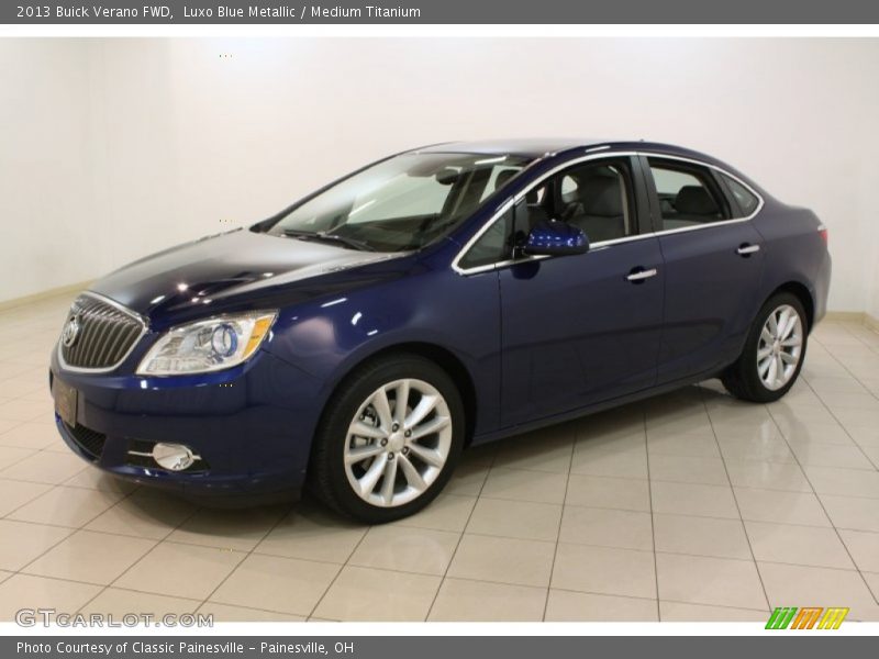 Luxo Blue Metallic / Medium Titanium 2013 Buick Verano FWD