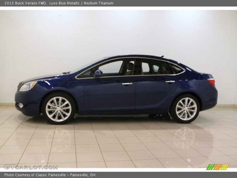Luxo Blue Metallic / Medium Titanium 2013 Buick Verano FWD