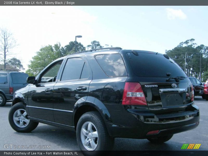 Ebony Black / Beige 2008 Kia Sorento LX 4x4
