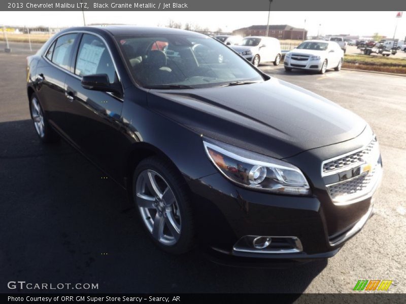 Black Granite Metallic / Jet Black 2013 Chevrolet Malibu LTZ