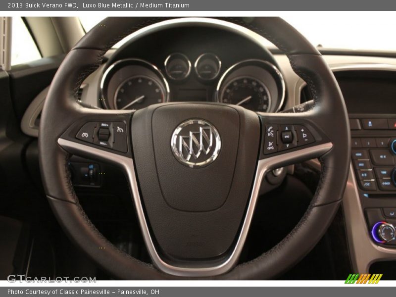 Luxo Blue Metallic / Medium Titanium 2013 Buick Verano FWD