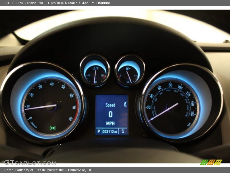 Luxo Blue Metallic / Medium Titanium 2013 Buick Verano FWD