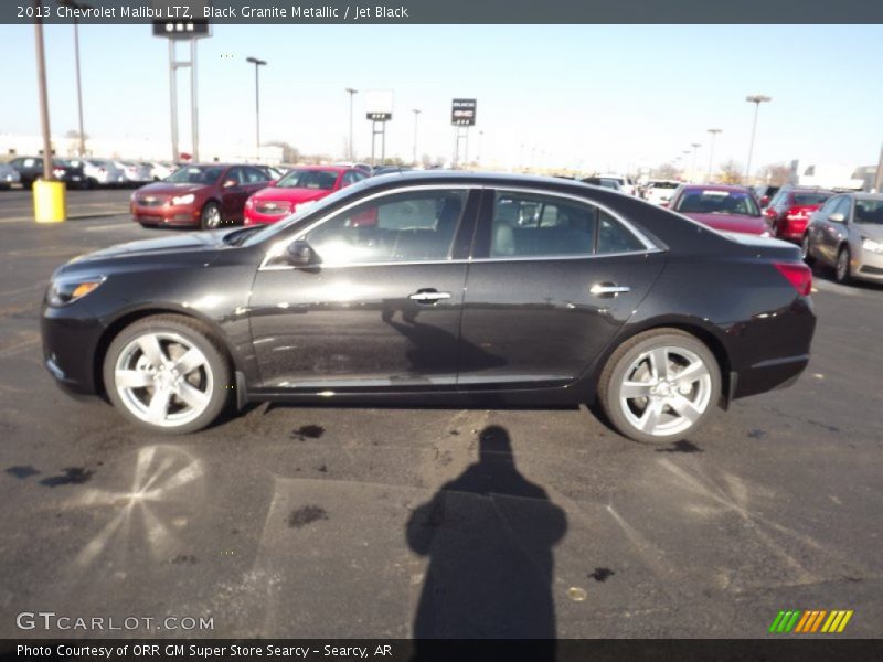 Black Granite Metallic / Jet Black 2013 Chevrolet Malibu LTZ