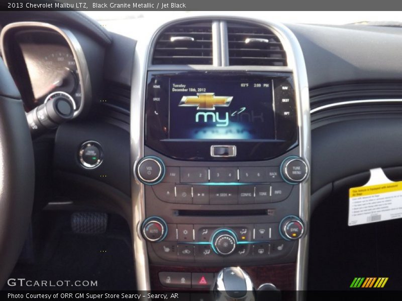 Black Granite Metallic / Jet Black 2013 Chevrolet Malibu LTZ