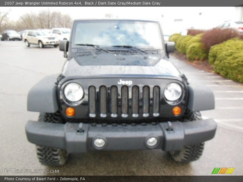 Black / Dark Slate Gray/Medium Slate Gray 2007 Jeep Wrangler Unlimited Rubicon 4x4