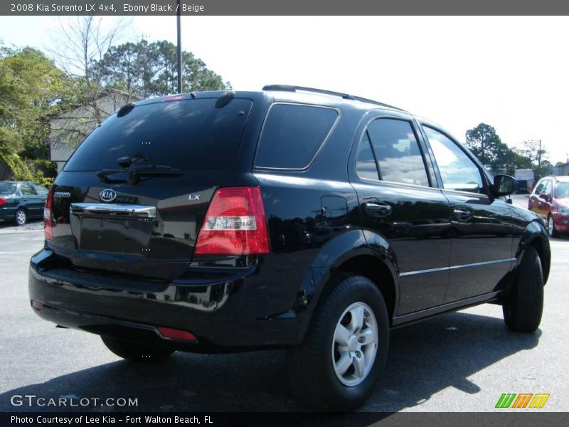 Ebony Black / Beige 2008 Kia Sorento LX 4x4