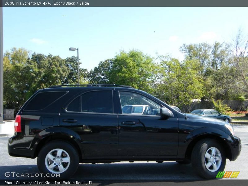 Ebony Black / Beige 2008 Kia Sorento LX 4x4