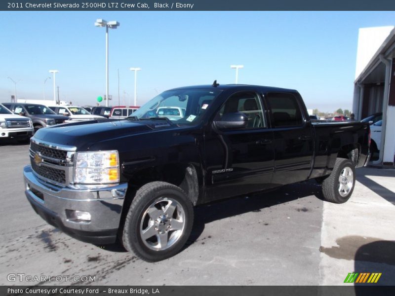Black / Ebony 2011 Chevrolet Silverado 2500HD LTZ Crew Cab