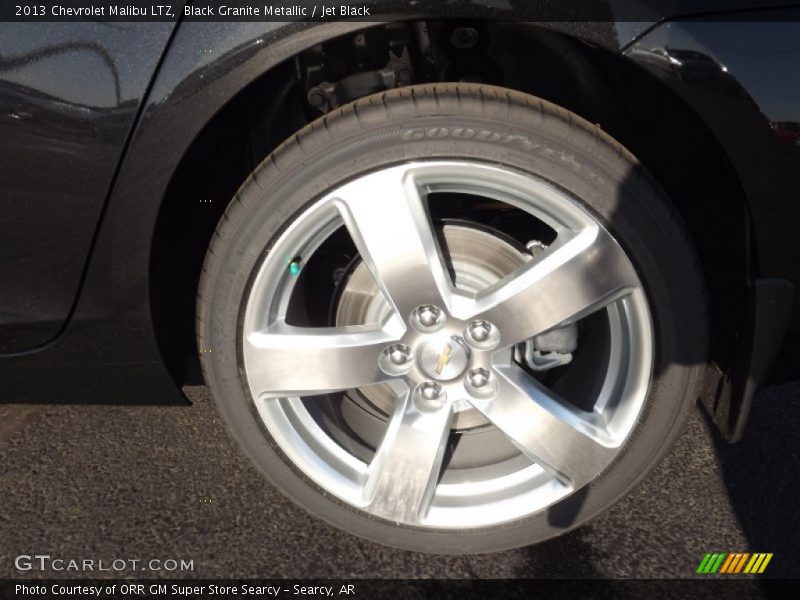 Black Granite Metallic / Jet Black 2013 Chevrolet Malibu LTZ