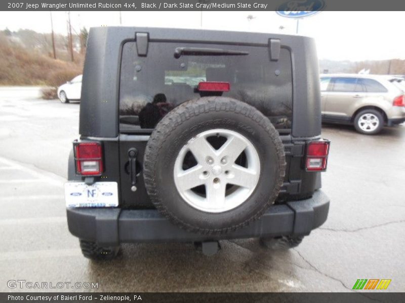 Black / Dark Slate Gray/Medium Slate Gray 2007 Jeep Wrangler Unlimited Rubicon 4x4