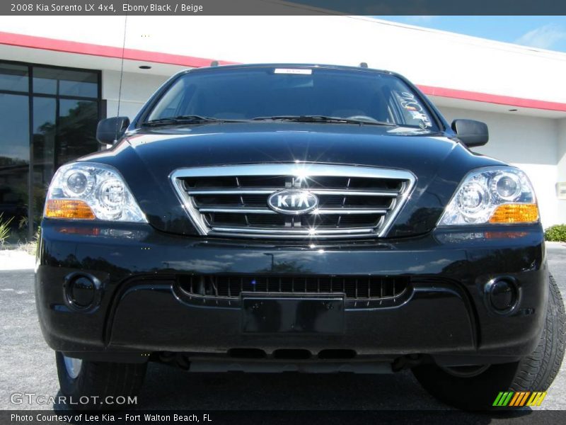 Ebony Black / Beige 2008 Kia Sorento LX 4x4
