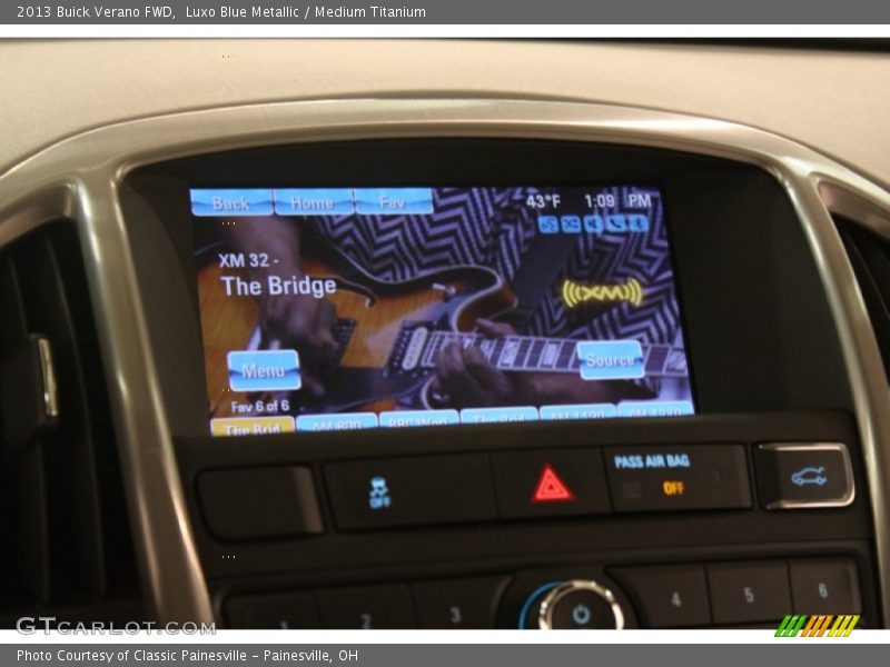 Luxo Blue Metallic / Medium Titanium 2013 Buick Verano FWD