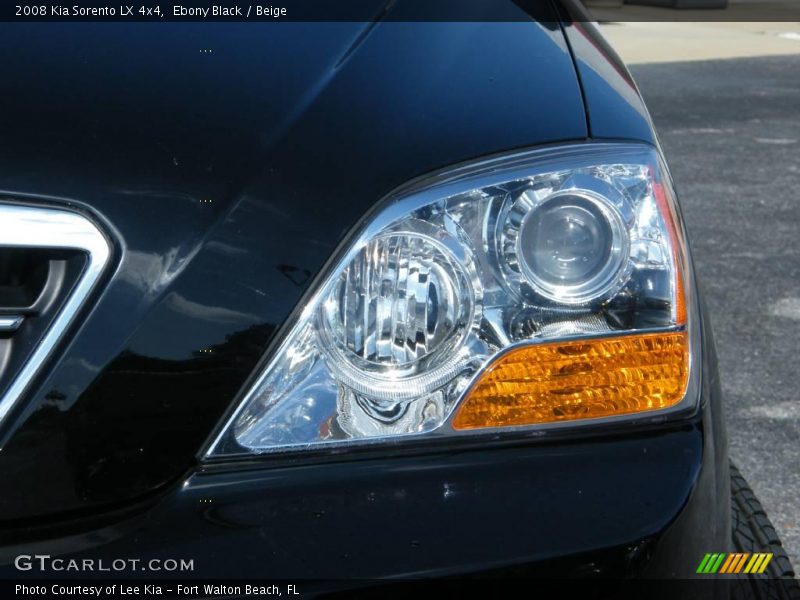 Ebony Black / Beige 2008 Kia Sorento LX 4x4