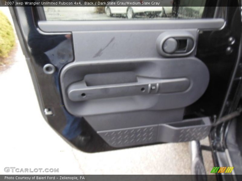 Black / Dark Slate Gray/Medium Slate Gray 2007 Jeep Wrangler Unlimited Rubicon 4x4